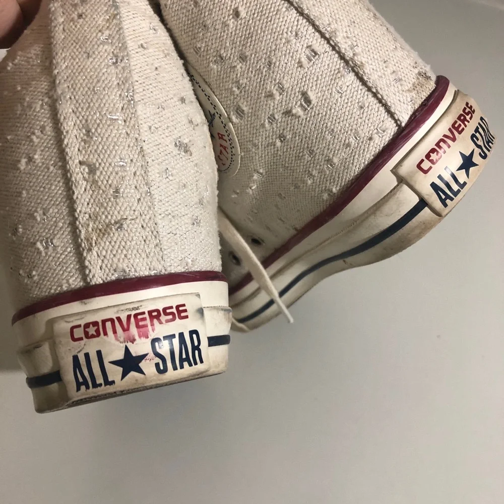 Converse Chuck Taylor All Star Lux Hidden Heel Wedge Twill Knit Canvas Womens 9 - Picture 11 of 12